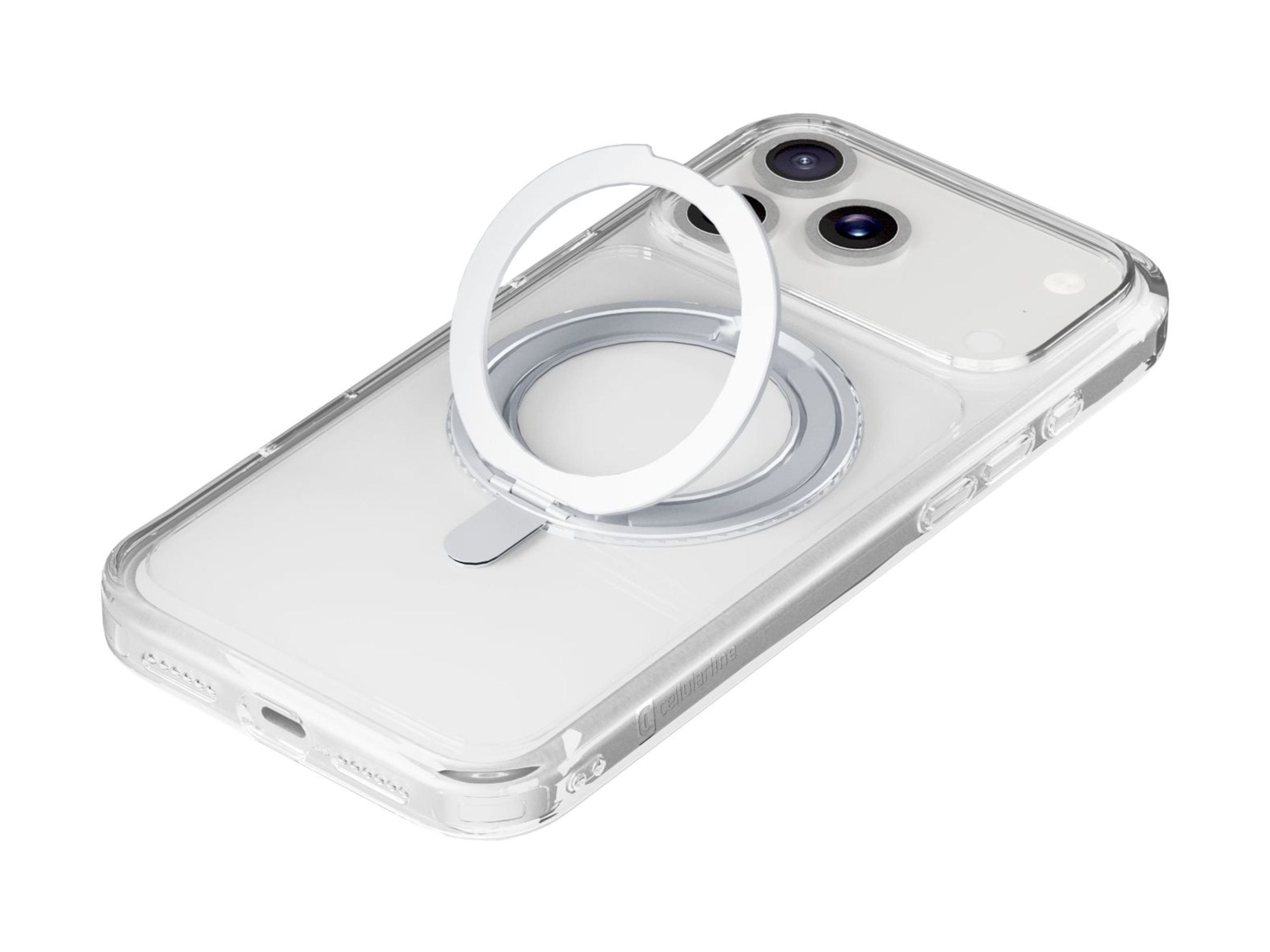 CellularLine Spin Mobildeksel iPhone 17 Pro Max Magsafe - Gjennomsiktig